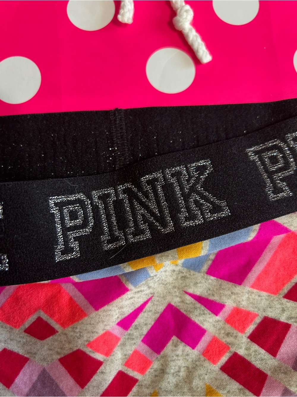 VS PINK  Geo-Print logo Boy short Panty - Picture 3 of 6
